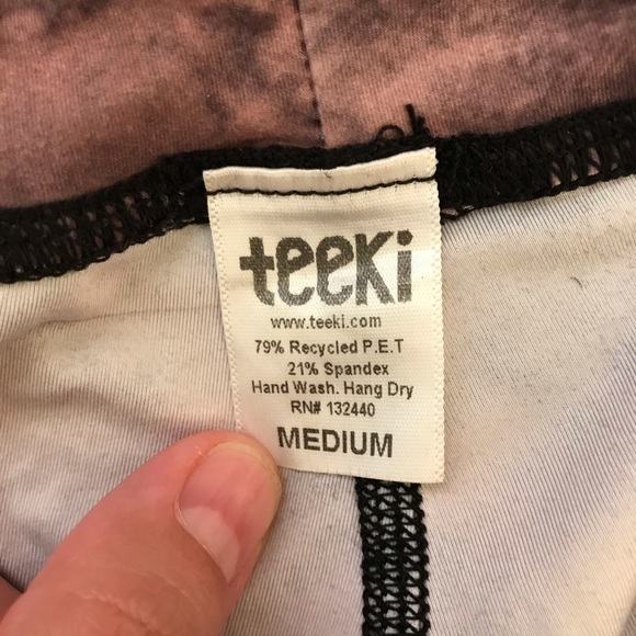 Teeki eagle feather pink yoga leggings - Picture 5 of 5